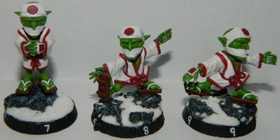 Rolljordan Tengu Goblin / Ogre Fantasy Football Team
Keywords: Rolljordan Tengu Goblin / Ogre Fantasy Football Team