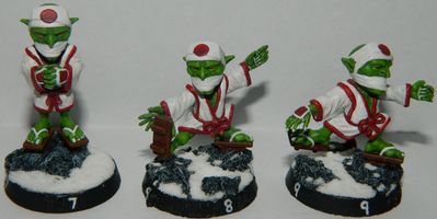Rolljordan Tengu Goblin / Ogre Fantasy Football Team
Keywords: Rolljordan Tengu Goblin / Ogre Fantasy Football Team
