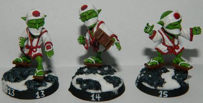 Rolljordan Tengu Goblin / Ogre Fantasy Football Team
Keywords: Rolljordan Tengu Goblin / Ogre Fantasy Football Team